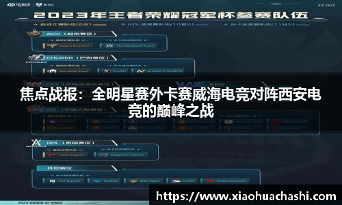 焦点战报：全明星赛外卡赛威海电竞对阵西安电竞的巅峰之战
